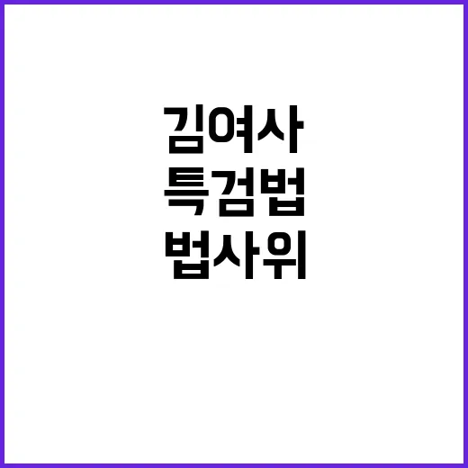 김여사 특검법 법사…