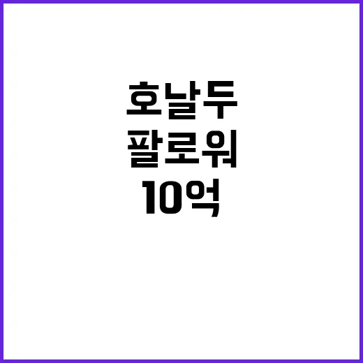 골드버튼 수상 호날두의 역사적인 10억 팔로워!