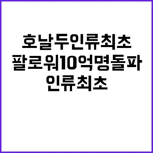 호날두 인류 최초 …