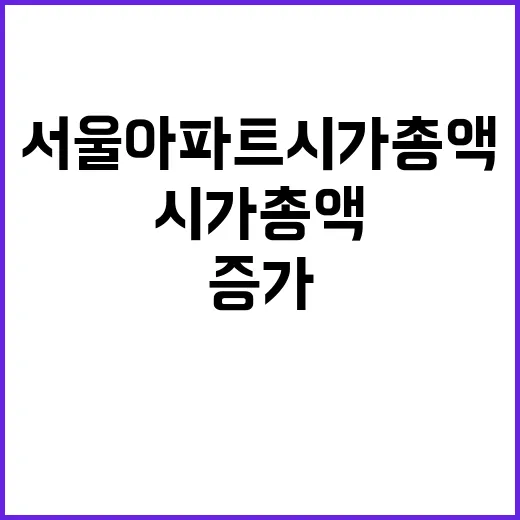 서울 아파트 시가총…