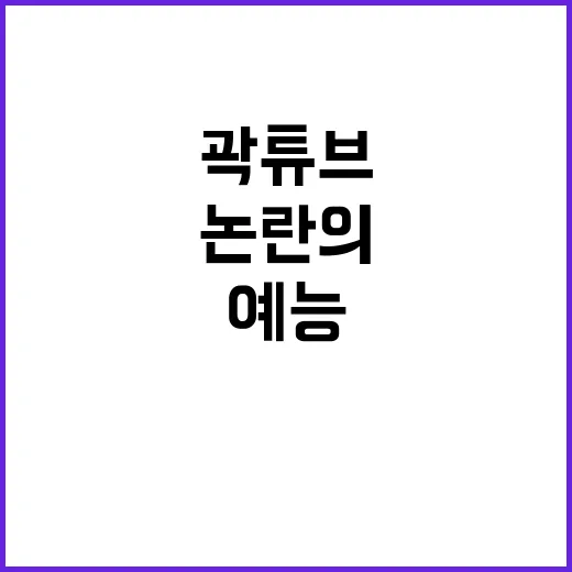 논란의 곽튜브 교육…