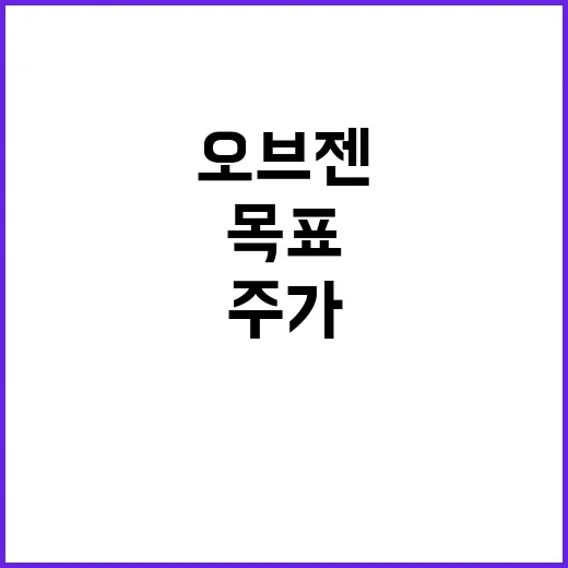 오브젠 내년 주가 …