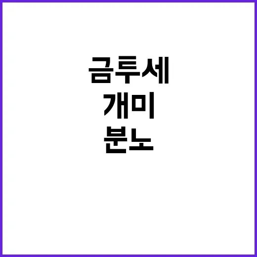 민주당 금투세 개미…