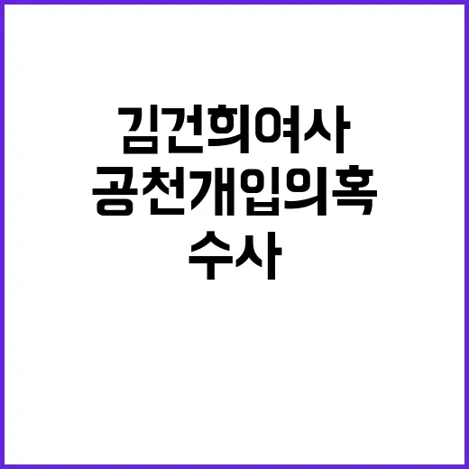 김건희 여사 공천개…