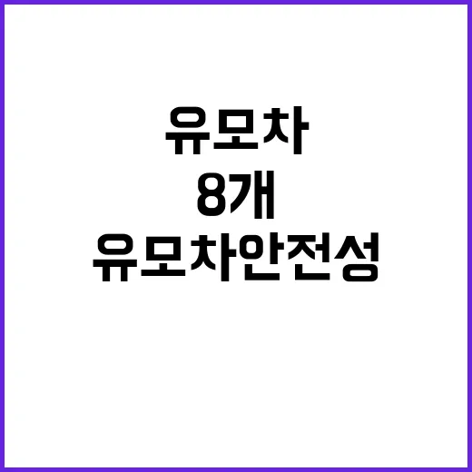 유모차 안전성 8개 우수 6개 표시 의무!