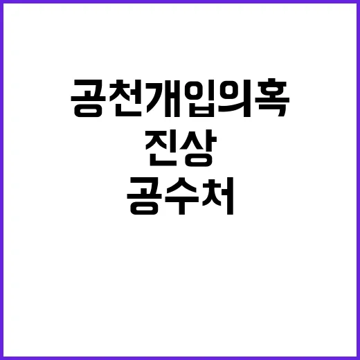 공수처 공천개입 의…