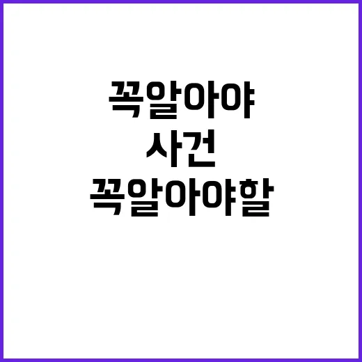 뉴스리뷰 이시각 꼭…