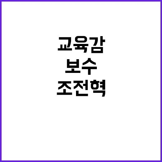 보수 단일화 교육감…