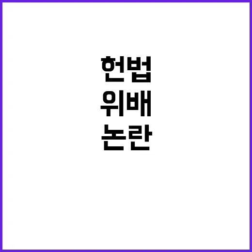 헌법정신 위배 임종석 주장 친명 토론회에서도 논란!