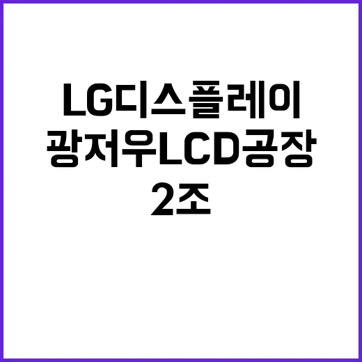 LG디스플레이 2조…