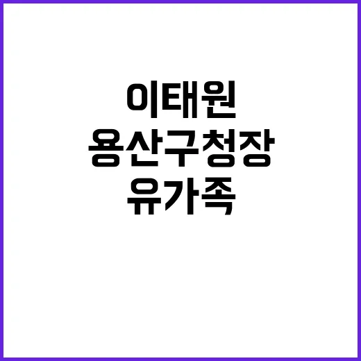 이태원 유가족 용산구청장 무죄에 실망한 이유!