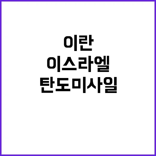 이란 이스라엘 향한…