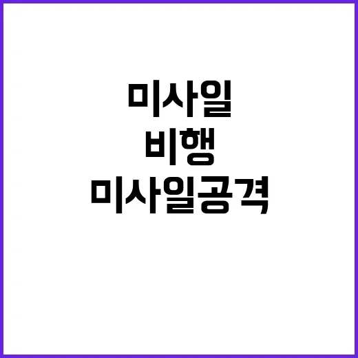 미사일 공격 항공사…