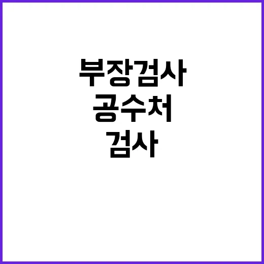 공수처 부장검사 사…