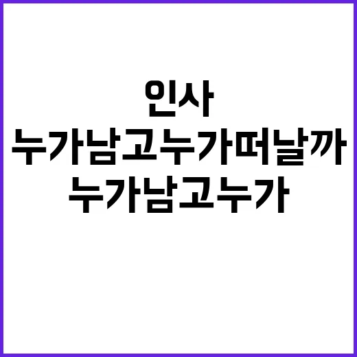 은행장 인사 누가 …