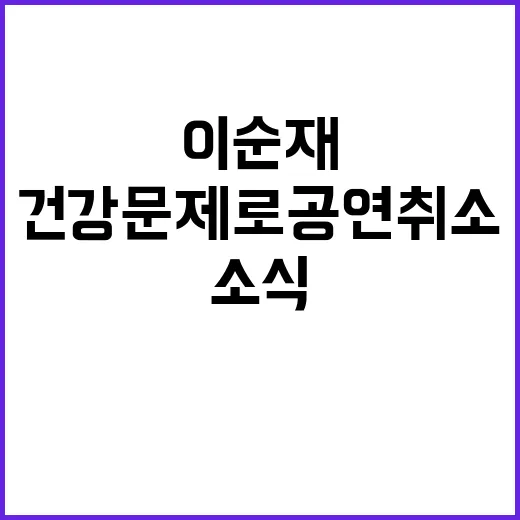 이순재 건강 문제로 공연 취소 소식 전해져!