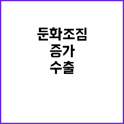 수출 증가 둔화 조…