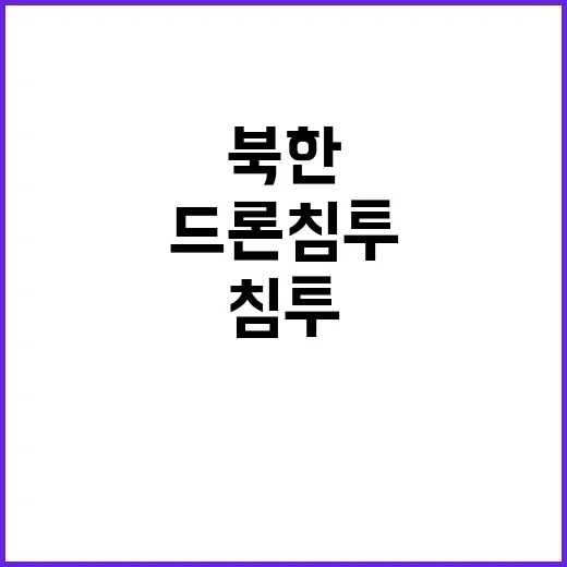 북한 드론 침투 누…