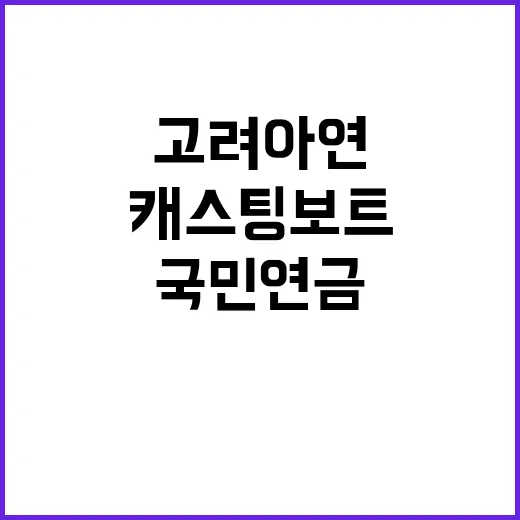 고려아연 분쟁 국민…