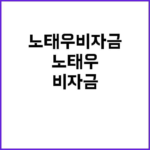 국세청장 노태우 비…