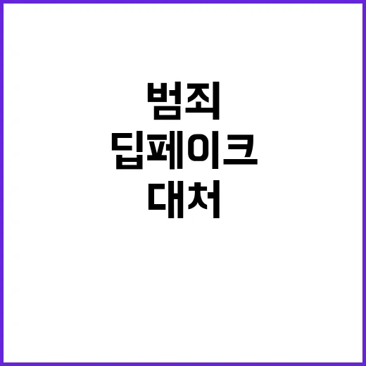 딥페이크 범죄 신고 건수 급증에 긴급 대처!