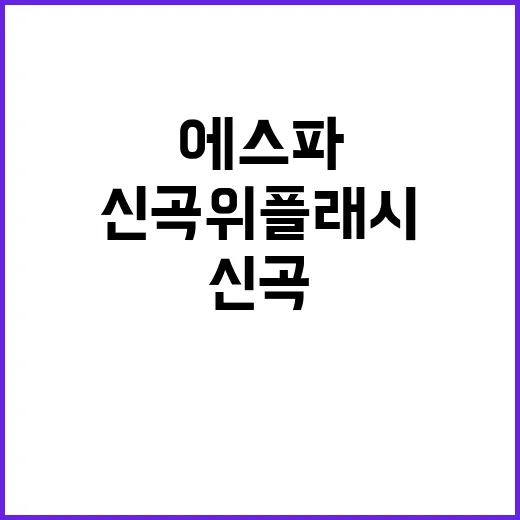 에스파 오늘 발표한…