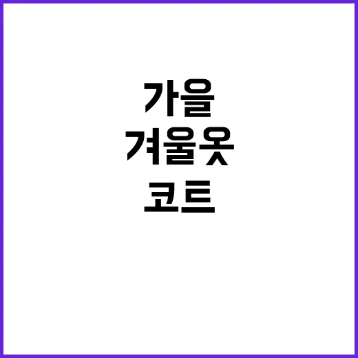 가을코트 실패 겨울…