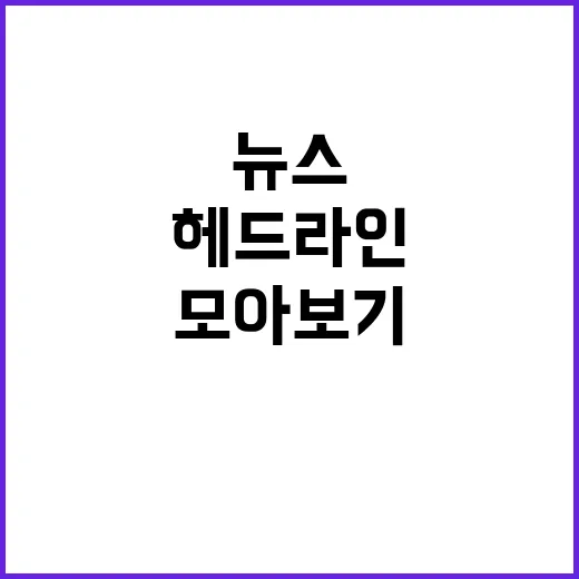 헤드라인 이 시각 …