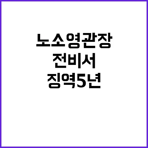 징역 5년 노소영 …