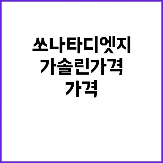 쏘나타 디 엣지 가…