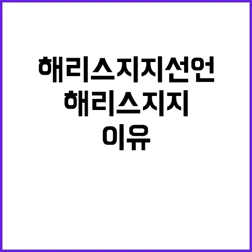 사주 반대 해리스 지지 선언의 충격적 이유!