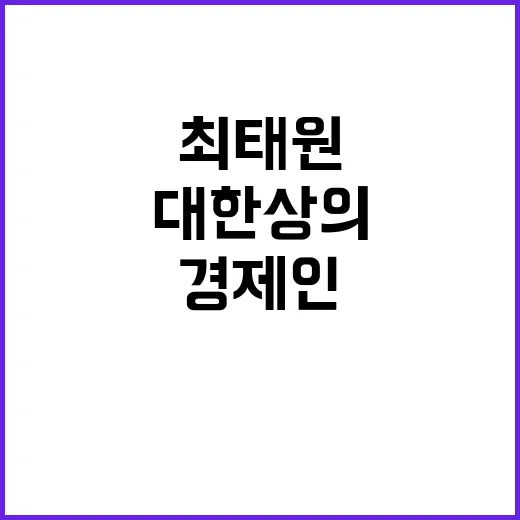 대한상의 최태원 아…