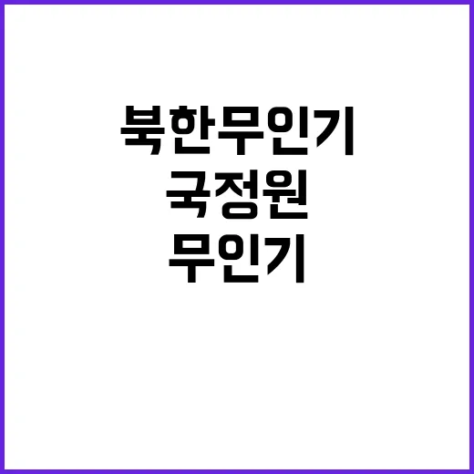 국정원 북한 무인기…