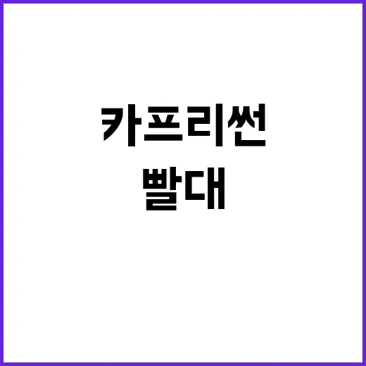 플라스틱 빨대 카프…