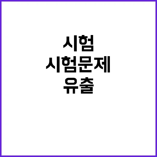 시험문제 유출? 고교 학원 문제 유사성 논란!