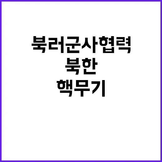 북러 군사협력 북한…