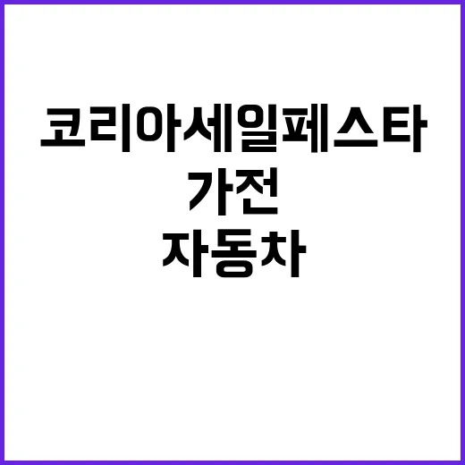 코리아세일페스타 할…