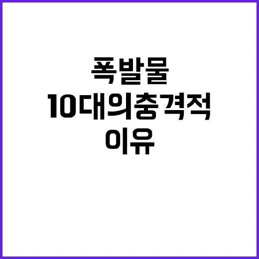 폭발물 테러 사건 …