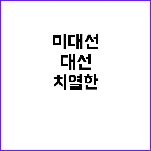 미 대선 사전투표 7000만명 치열한 경쟁 상황