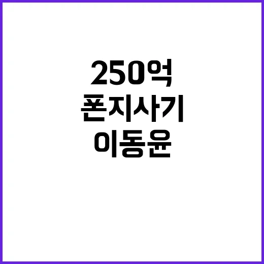 “폰지 사기” … …