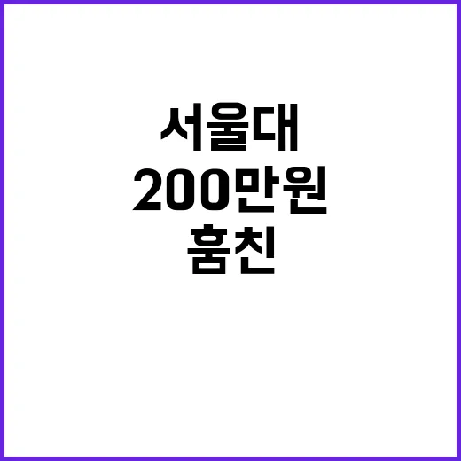 서울대 훔친 200…