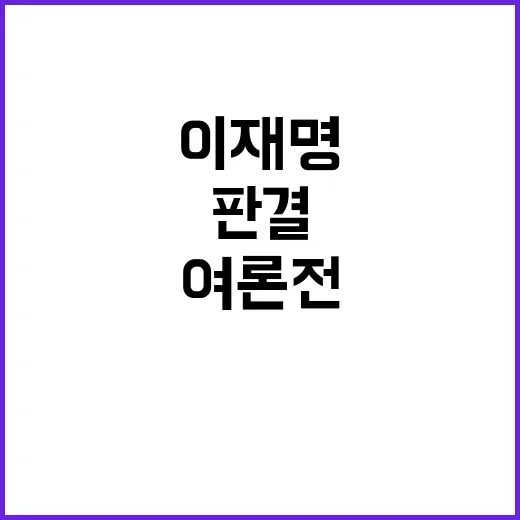 이재명 무죄 판결 …