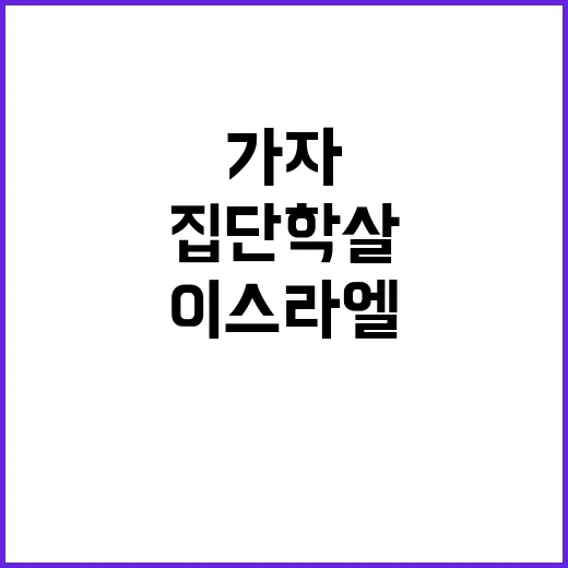 이스라엘 가자전쟁 …