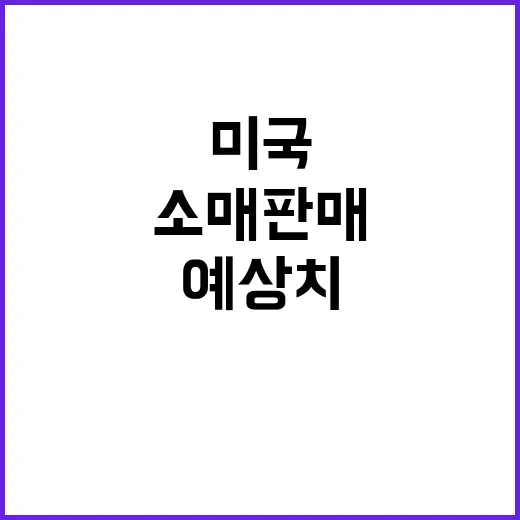 소매판매 상승! 미…