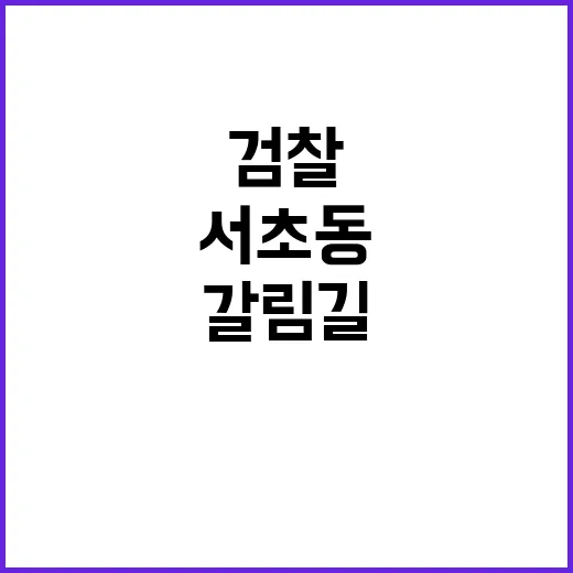 검찰 해체 선택 서…