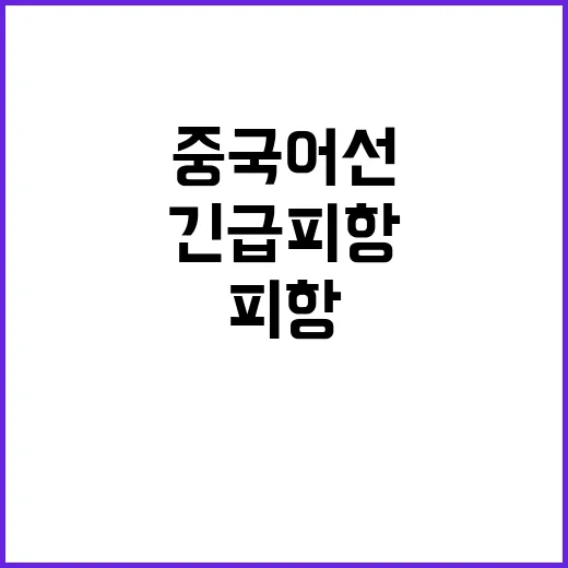 중국 어선 서귀포 …