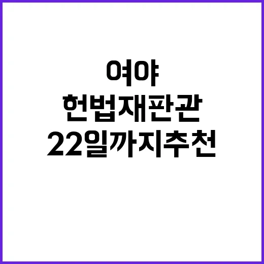 헌법재판관 여야 2…