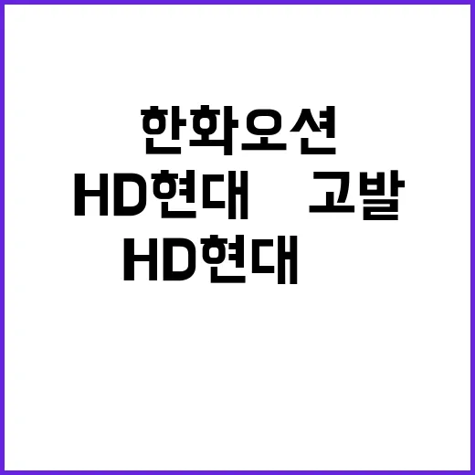 한화오션 HD현대重…