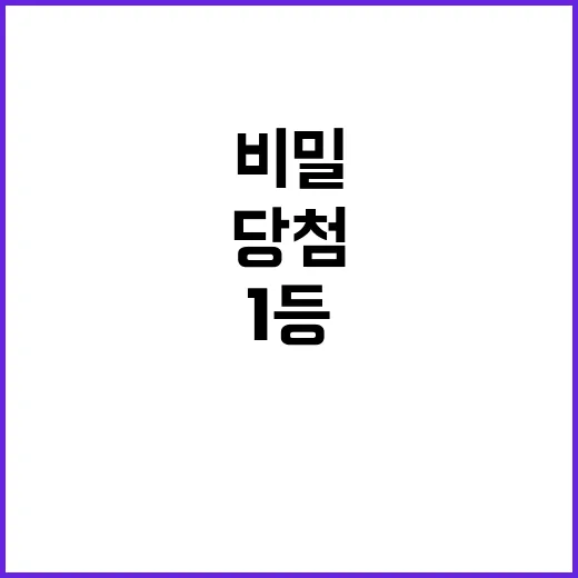 1등 판매소 8명 당첨과 33.2억 비밀!