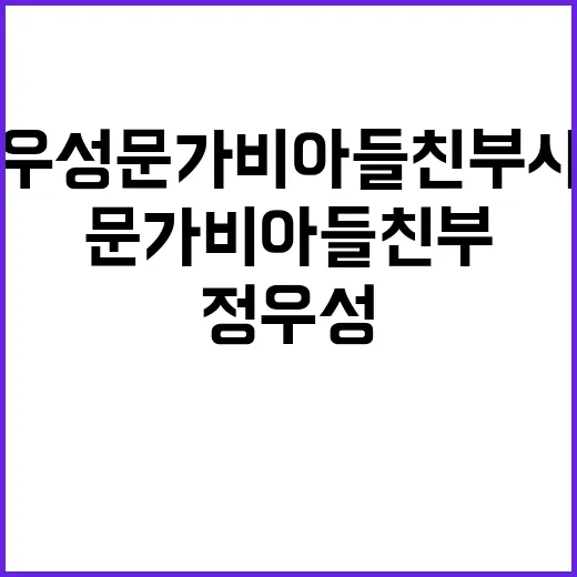 정우성 문가비 아들…